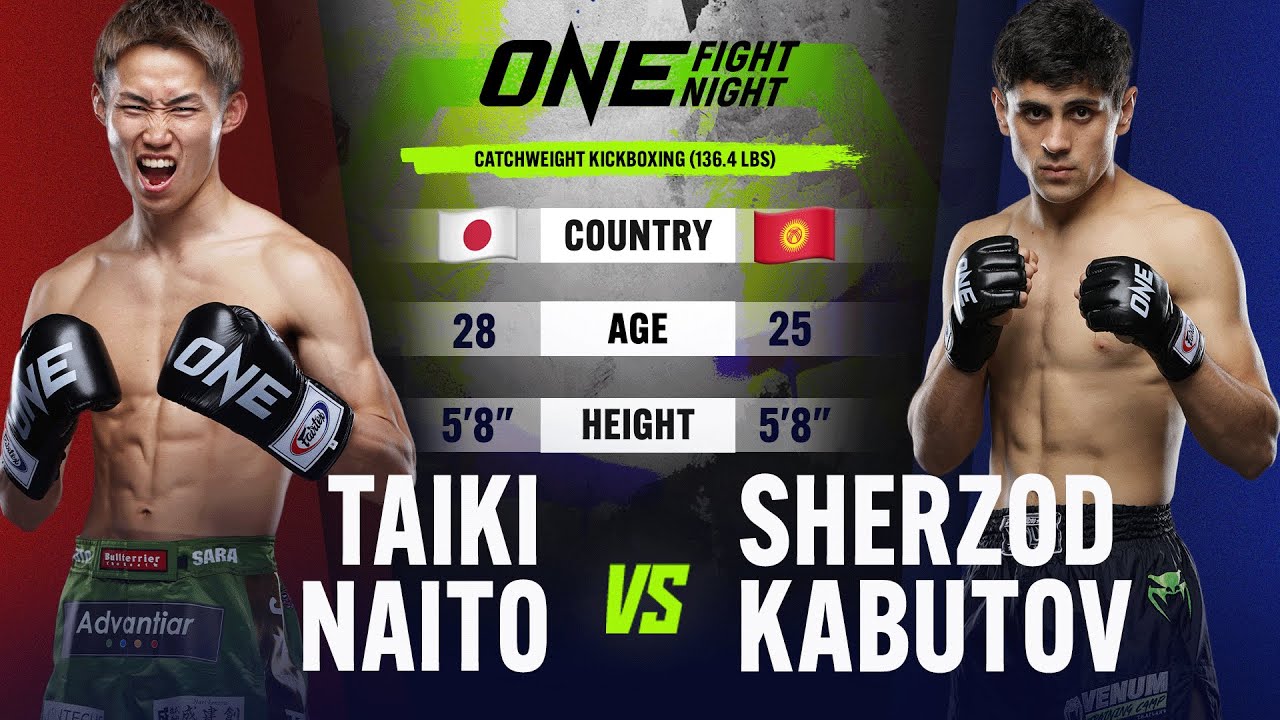 Kickboxing Thriller  Taiki Naito vs. Sherzod Kabutov | Full Fight