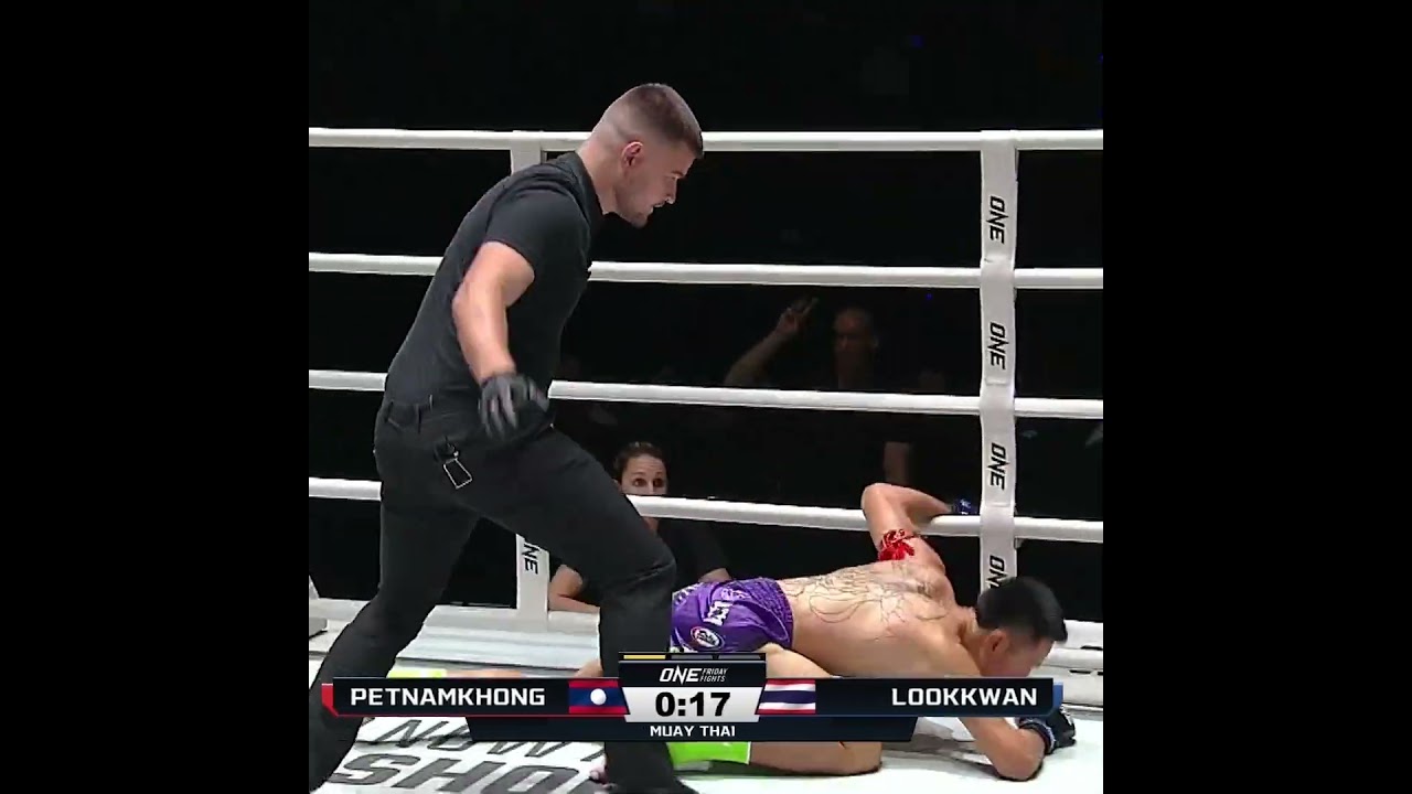 LIGHTS OUT  Petnamkhong shuts down Lookkwan in Round 1!