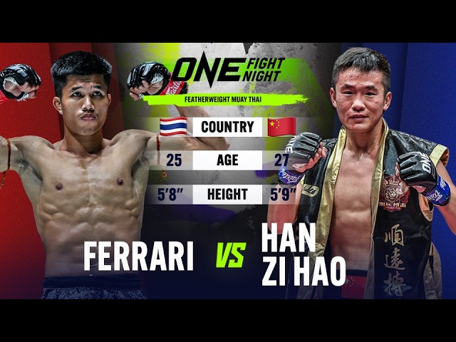 Pure Muay Thai Action  Ferrari vs. Han Zi Hao | Full Fight