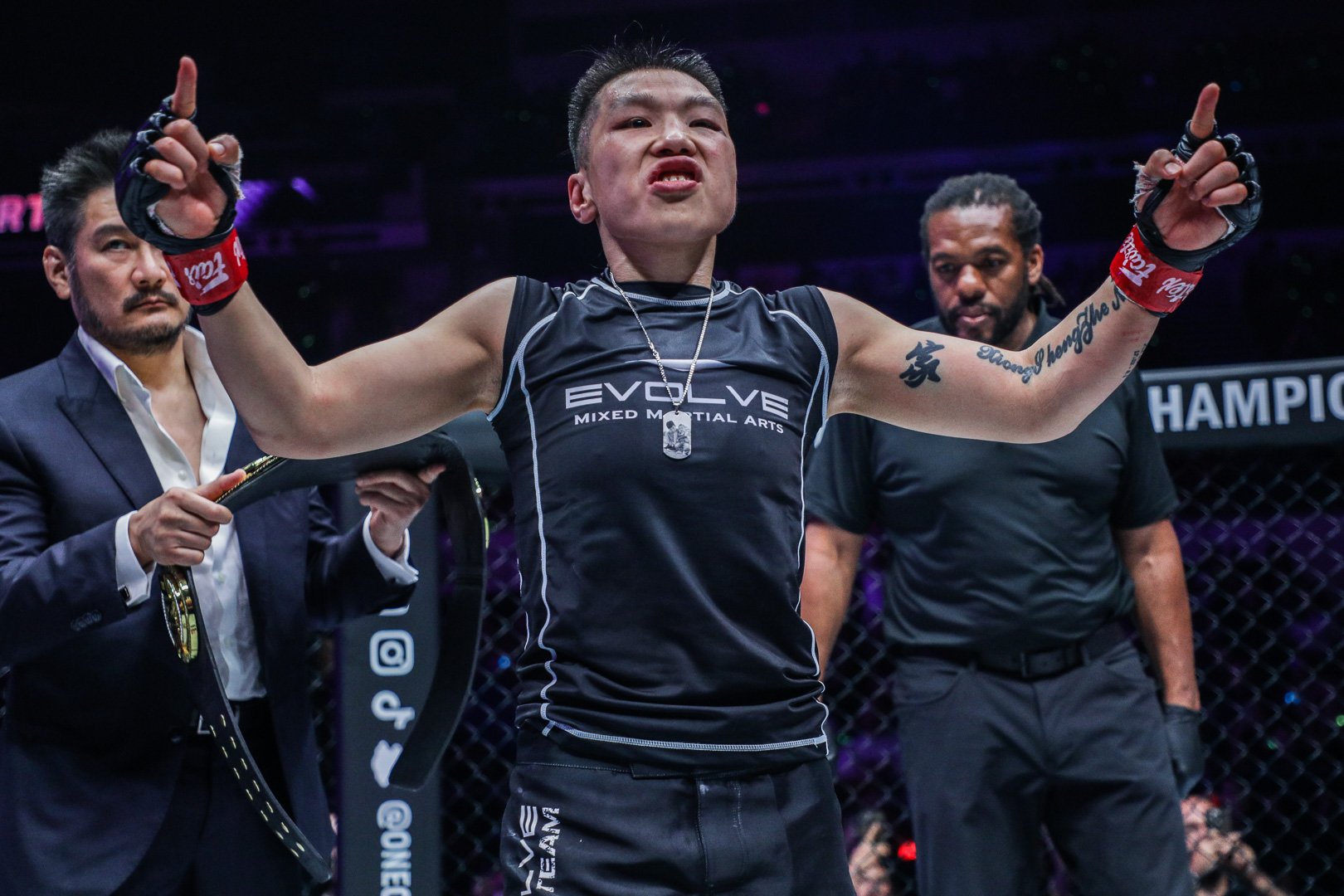 Xiong Jing Nan is declared winner against Angela Lee at ONE on Prime Video 2